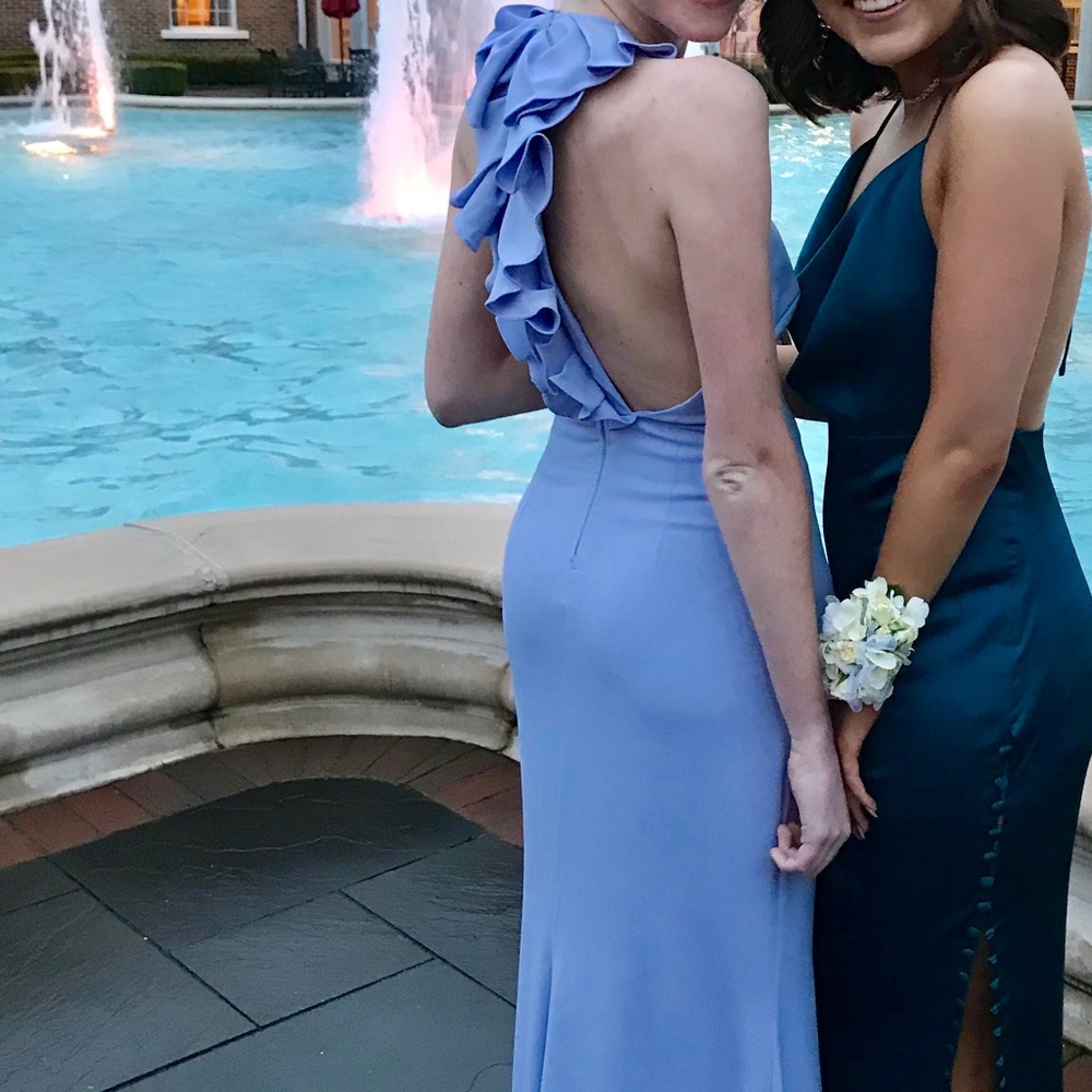 Slate & Willow Purple Prom Gown